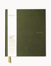 Load image into Gallery viewer, Heirloom Recipe Book Journal | Basil Green