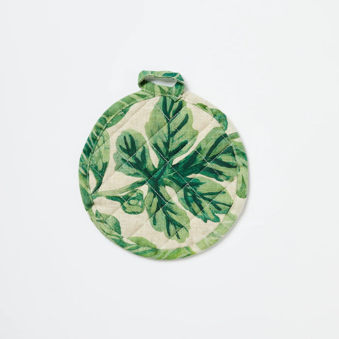 Fig Green Round Pot Holder