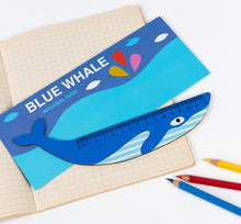 Load image into Gallery viewer, Wooden Ruler | Blue Whale