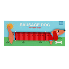 Load image into Gallery viewer, Wooden Ruler | Sausage Dog