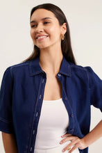 Load image into Gallery viewer, Ruby Linen Shirt in Navy
