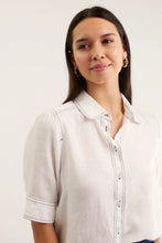 Load image into Gallery viewer, Ruby Linen Shirt in White