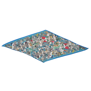 Satin Scarf | Blue