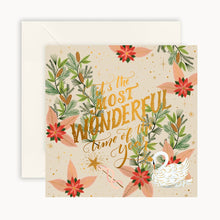 Load image into Gallery viewer, &quot;It&#39;s the most wonderful time of the year&quot; Small Christmas Card