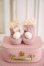 Load image into Gallery viewer, Pom Pom Baby Socks | Petal