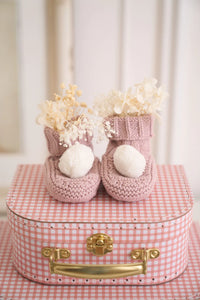 Pom Pom Baby Socks | Petal