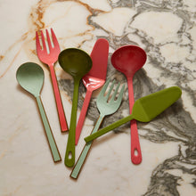 Load image into Gallery viewer, Enamel Candy Salad Servers (Set of 2)