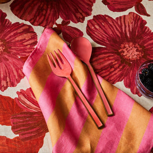 Enamel Candy Salad Servers (Set of 2)