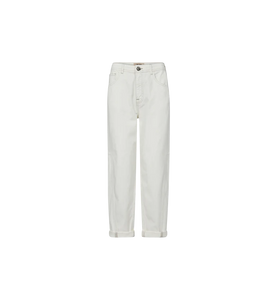Aymen Melo Pant | White
