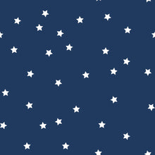 Load image into Gallery viewer, Muslin Swaddle | Starry Night Navy