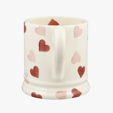 Load image into Gallery viewer, Pink Hearts 1/2 Pint Mug