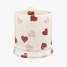 Load image into Gallery viewer, Pink Hearts 1/2 Pint Mug