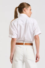 Load image into Gallery viewer, Annie Relaxed Short Sleeve Shirt | White
