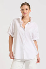 Load image into Gallery viewer, Annie Relaxed Short Sleeve Shirt | White