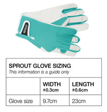 Load image into Gallery viewer, Sprout Goatskin Gloves | Blue Oasis