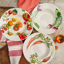 Load image into Gallery viewer, Vegetable Garden Turnip Soup Plate
