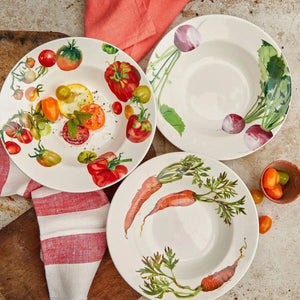 Vegetable Garden Turnip Soup Plate