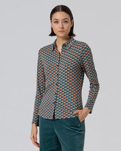 Load image into Gallery viewer, Micro Print Shirt | Bottle Green