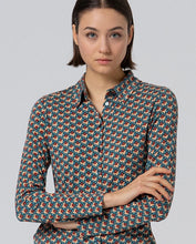Load image into Gallery viewer, Micro Print Shirt | Bottle Green