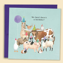 Load image into Gallery viewer, We Herd There's A Birthday Card