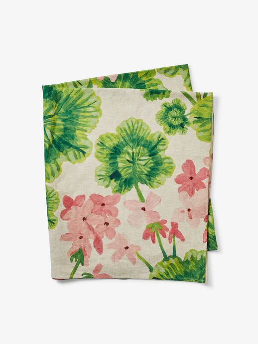 Geranium Multi | Linen Tablecloth