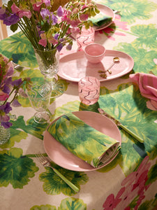 Geranium Multi | Linen Tablecloth