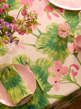 Load image into Gallery viewer, Geranium Multi | Linen Tablecloth