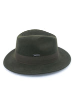 Load image into Gallery viewer, Boston Fedora | Dark Khaki