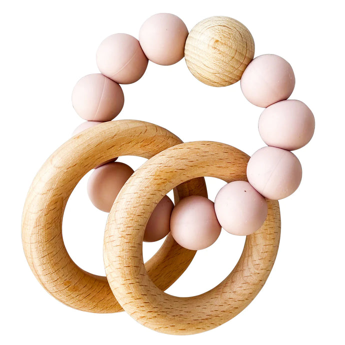 Beechwood Teether Ring Set | Petal
