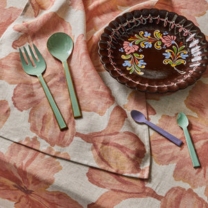 Enamel Mixed Teaspoons (Set of 6)