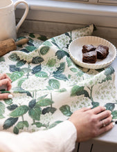 Load image into Gallery viewer, Hydrangea 100% Linen Tea Towel