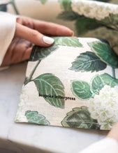 Load image into Gallery viewer, Hydrangea 100% Linen Tea Towel