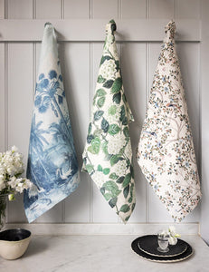 Hydrangea 100% Linen Tea Towel