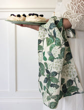 Load image into Gallery viewer, Hydrangea 100% Linen Tea Towel