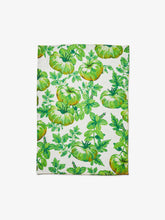 Load image into Gallery viewer, Heirloom Green Linen Tea Towel