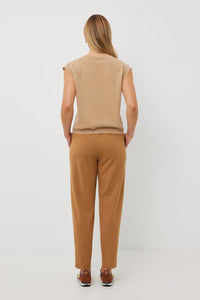 Bobbie Pants | Caramel + White