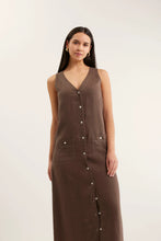 Load image into Gallery viewer, Tani Midi Linen Dress