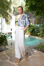 Load image into Gallery viewer, Taylor Botanical Blouse | Denim