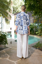 Load image into Gallery viewer, Taylor Botanical Blouse | Denim