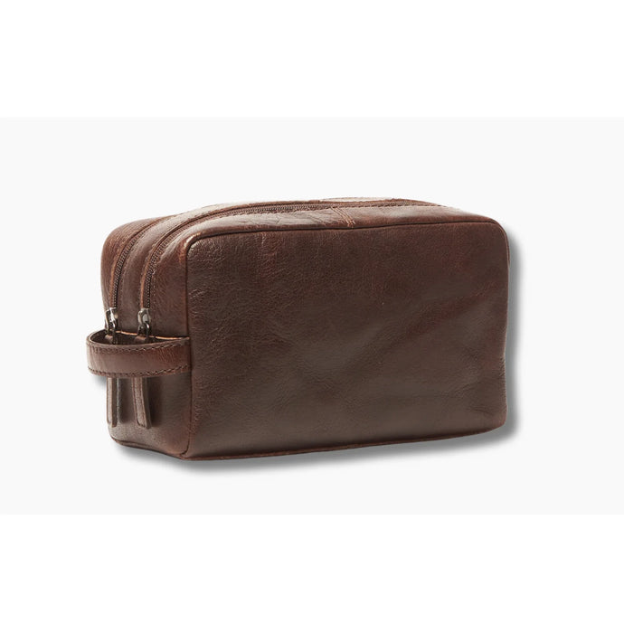 Corso Leather Wash Bag