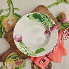 Load image into Gallery viewer, Vegetable Garden Turnip Soup Plate