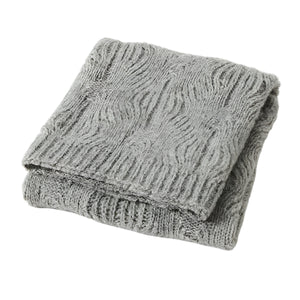 Florence Wool Blend Baby Blanket | Grey