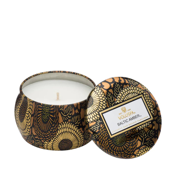 Baltic Amber | Mini Tin Candle