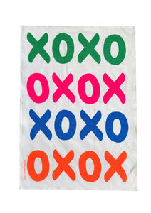 XOXO Linen Tea Towel | Bold