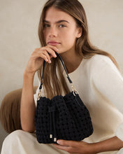 Load image into Gallery viewer, Box Weave Bucket Navy