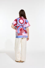 Load image into Gallery viewer, Andrew Ta Poesie Shirt | Red/Blue