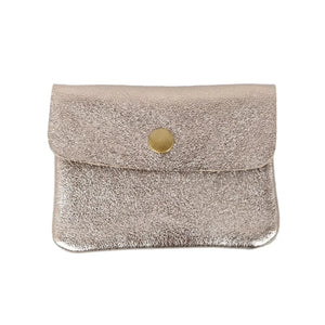 Coin Purse | Metallic Champagne