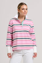 Load image into Gallery viewer, Rugby Sweatshirt Summer | Pink/Multi Stripe