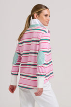 Load image into Gallery viewer, Rugby Sweatshirt Summer | Pink/Multi Stripe