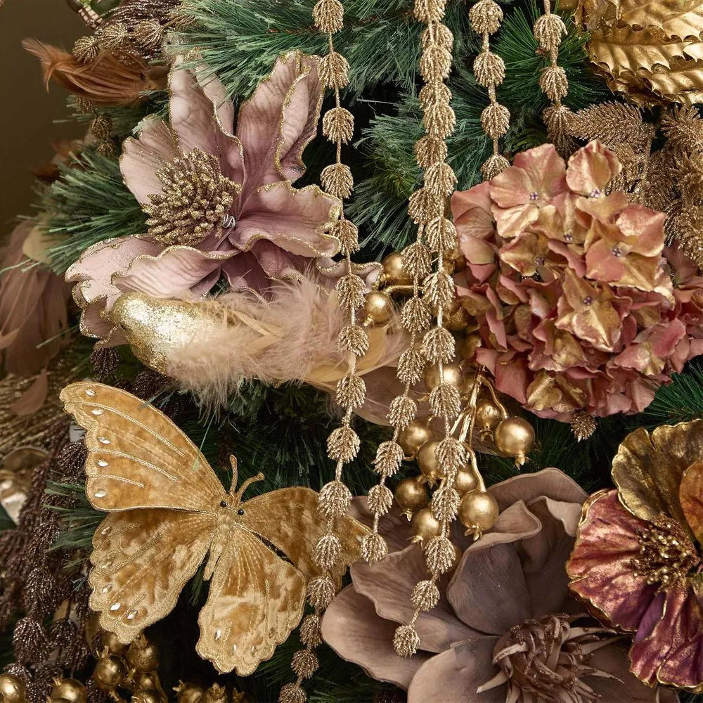 Hanging Glitter Stem | Gold